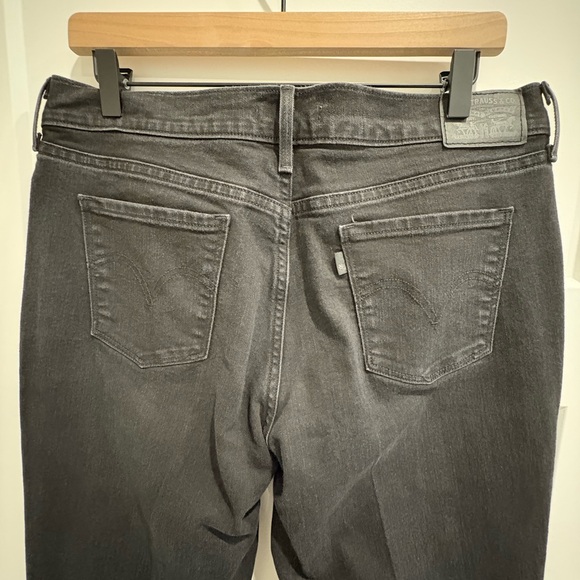 Levi's 505 Straight Jeans - Black - Picture 3 of 8